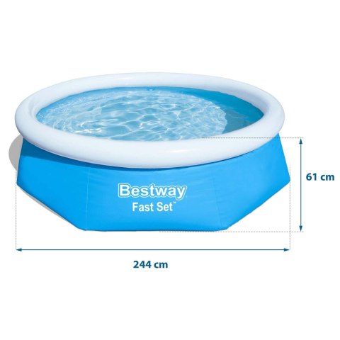 Basen rozporowy 244 x 61 cm Bestway 57448 Bestway Basen rozporowy 244 x 61 cm Bestway 57448 Bestway