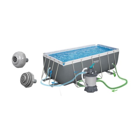 Basen stelażowy ogrodowy 412 x 201 x 122 cm 10w1 BESTWAY 56457N Bestway Basen stelażowy ogrodowy 412 x 201 x 122 cm 10w1 BESTWAY 56457N Bestway