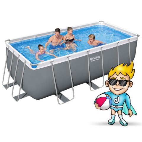 Basen stelażowy ogrodowy 412 x 201 x 122 cm 11w1 Bestway 56456N Bestway Basen stelażowy ogrodowy 412 x 201 x 122 cm 11w1 Bestway 56456N Bestway
