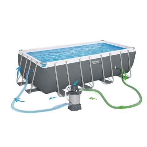 Basen stelażowy ogrodowy 488 x 244 x 122 cm 11w1 Bestway 56671N Bestway Basen stelażowy ogrodowy 488 x 244 x 122 cm 11w1 Bestway 56671N Bestway