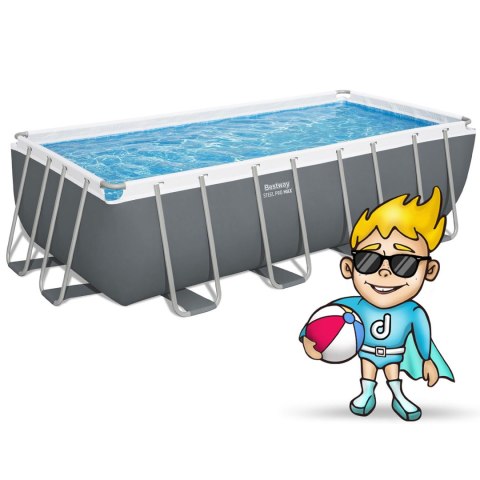 Basen stelażowy ogrodowy 488 x 244 x 122 cm 11w1 Bestway 56671N Bestway Basen stelażowy ogrodowy 488 x 244 x 122 cm 11w1 Bestway 56671N Bestway