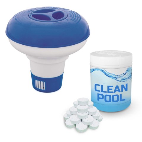 Pływający dozownik do chemii + 0,5 kg tabletek multifunkcyjnych Bestway Pływający dozownik do chemii + 0,5 kg tabletek multifunkcyjnych Bestway