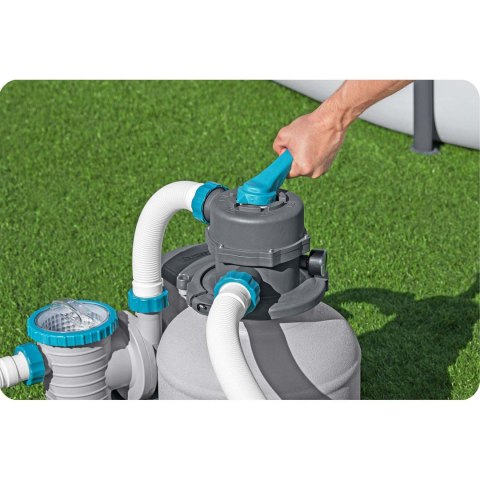 Pompa piaskowa 8327 l/h Bestway 58499 +piasek 25kg Bestway Pompa piaskowa 8327 l/h Bestway 58499 +piasek 25kg Bestway