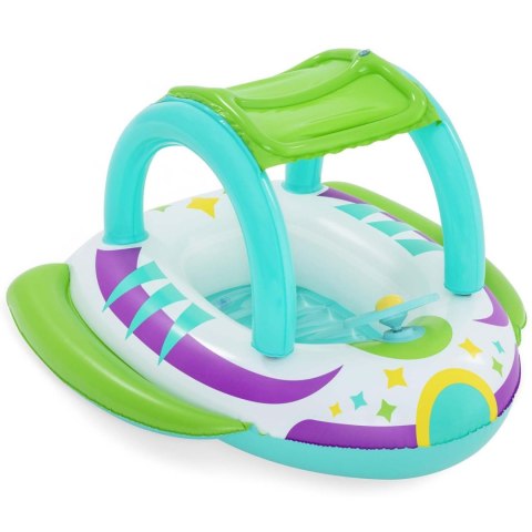 Ponton plażowy do pływania z daszkiem 107 x 112 cm Bestway 34149 Bestway Ponton plażowy do pływania z daszkiem 107 x 112 cm Bestway 34149 Bestway