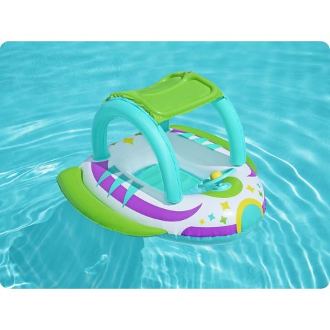 Ponton plażowy do pływania z daszkiem 107 x 112 cm Bestway 34149 Bestway Ponton plażowy do pływania z daszkiem 107 x 112 cm Bestway 34149 Bestway