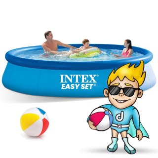 Basen ogrodowy rozporowy 396 x 84 cm 9w1 INTEX 28142 Intex