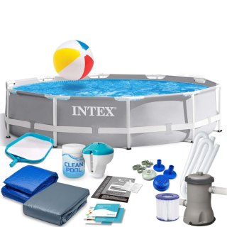 Basen ogrodowy stelażowy 305 x 76 cm 15w1 INTEX 26702 Intex