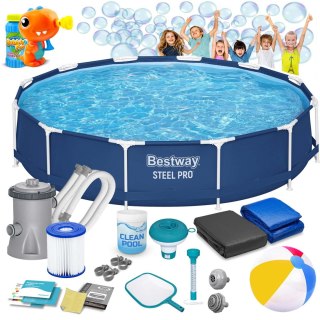 Basen ogrodowy stelażowy 366 x 76 cm 16w1 Bestway 56681 Bestway