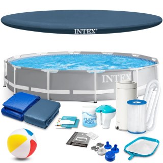 Basen ogrodowy stelażowy 366 x 76 cm 16w1 INTEX 26712 Intex