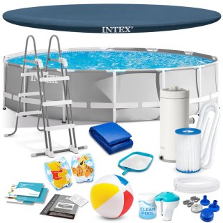 Basen ogrodowy stelażowy 427 x 107 cm 17w1 INTEX 26720 Intex