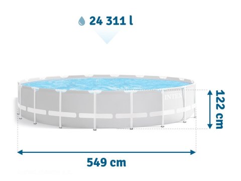 Basen ogrodowy stelażowy 549 x 122 cm 18w1 INTEX 26732 Intex Basen ogrodowy stelażowy 549 x 122 cm 18w1 INTEX 26732 Intex