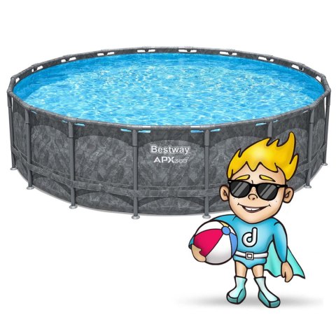 Basen ogrodowy stelażowy 549 x 132 cm 11w1 Bestway 561KC Bestway Basen ogrodowy stelażowy 549 x 132 cm 11w1 Bestway 561KC Bestway