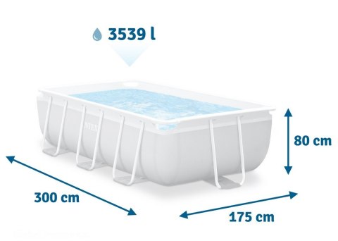 Basen ogrodowy stelażowy Prism Frame 300 x 175 x 80 cm 18w1 INTEX 26784 Intex Basen ogrodowy stelażowy Prism Frame 300 x 175 x 80 cm 18w1 INTEX 26784 Intex