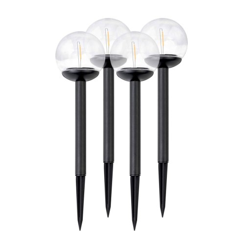 Lampka solarna przeźroczysta kula 4szt Ilumen LS-103 Ilumen Lampka solarna przeźroczysta kula 4szt Ilumen LS-103 Ilumen