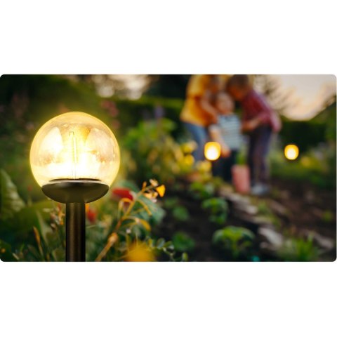 Lampka solarna przeźroczysta kula 4szt Ilumen LS-103 Ilumen Lampka solarna przeźroczysta kula 4szt Ilumen LS-103 Ilumen