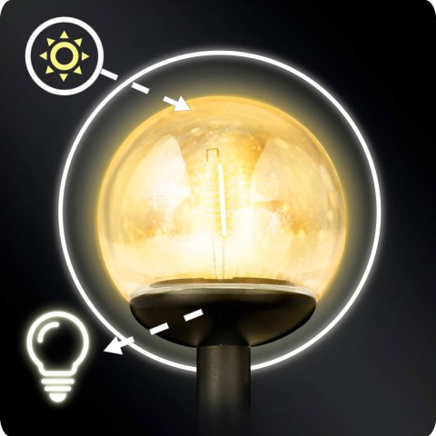 Lampka solarna przeźroczysta kula 4szt Ilumen LS-103 Ilumen Lampka solarna przeźroczysta kula 4szt Ilumen LS-103 Ilumen