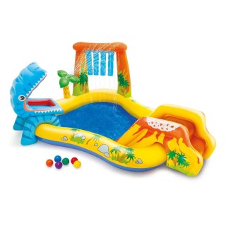 Plac zabaw Dinozaury ze zjeżdżalnią 249 x 191 x 109 cm INTEX 57444 Intex