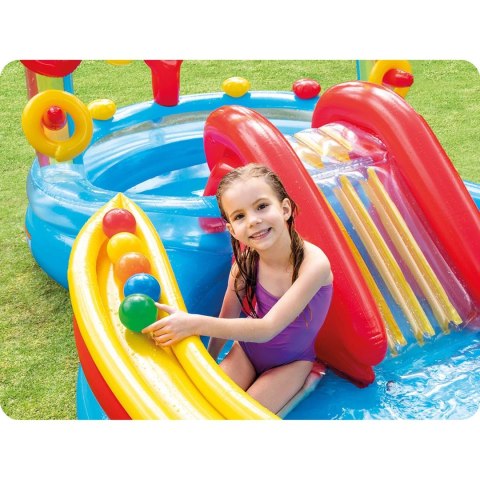 Plac zabaw dmuchany Tęcza 297 x 193 x 135 cm INTEX 57453 Intex Plac zabaw dmuchany Tęcza 297 x 193 x 135 cm INTEX 57453 Intex