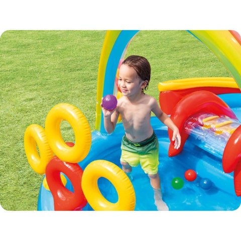 Plac zabaw dmuchany Tęcza 297 x 193 x 135 cm INTEX 57453 Intex Plac zabaw dmuchany Tęcza 297 x 193 x 135 cm INTEX 57453 Intex