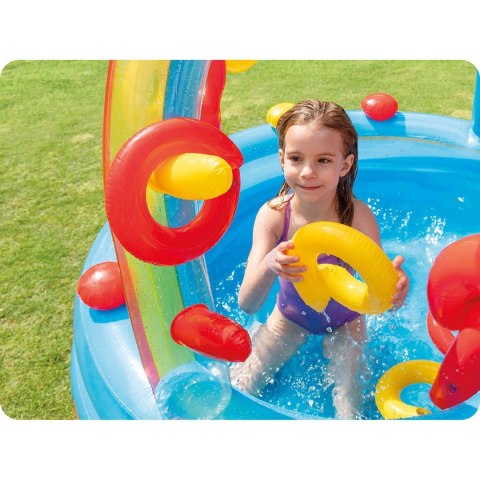 Plac zabaw dmuchany Tęcza 297 x 193 x 135 cm INTEX 57453 Intex Plac zabaw dmuchany Tęcza 297 x 193 x 135 cm INTEX 57453 Intex