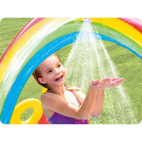 Plac zabaw dmuchany Tęcza 297 x 193 x 135 cm INTEX 57453 Intex Plac zabaw dmuchany Tęcza 297 x 193 x 135 cm INTEX 57453 Intex