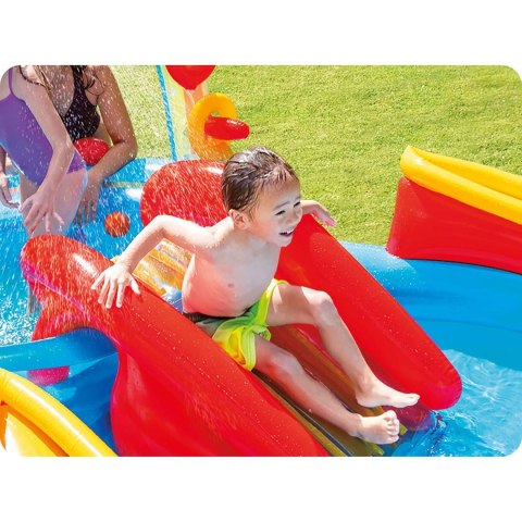 Plac zabaw dmuchany Tęcza 297 x 193 x 135 cm INTEX 57453 Intex Plac zabaw dmuchany Tęcza 297 x 193 x 135 cm INTEX 57453 Intex