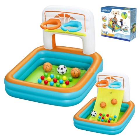 Plac zabaw dmuchany z piłkami 120 x 107 x 84 cm Bestway 52728 Bestway Plac zabaw dmuchany z piłkami 120 x 107 x 84 cm Bestway 52728 Bestway