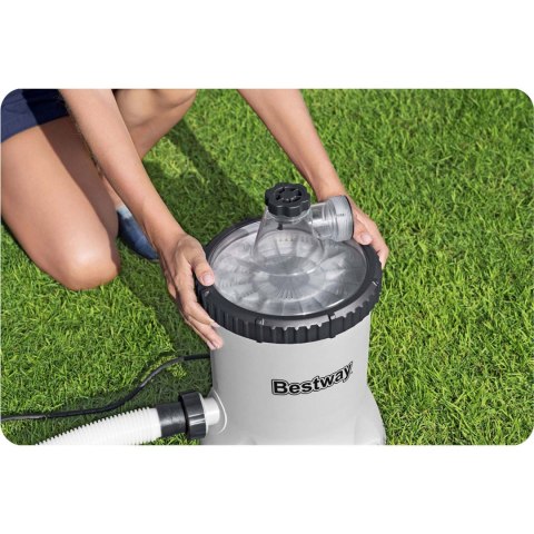 Pompa filtrująca do basenu 5678 l/h + kulki filtrujące Bestway 58870 Bestway Pompa filtrująca do basenu 5678 l/h + kulki filtrujące Bestway 58870 Bestway