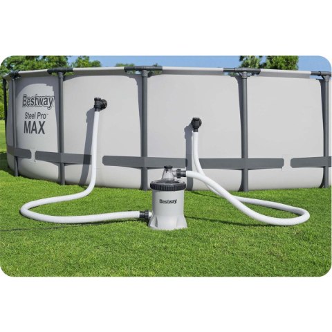 Pompa filtrująca do basenu 5678 l/h + kulki filtrujące Bestway 58870 Bestway Pompa filtrująca do basenu 5678 l/h + kulki filtrujące Bestway 58870 Bestway