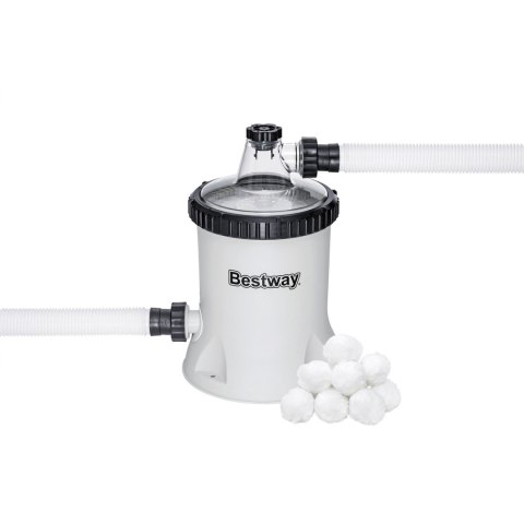 Pompa filtrująca do basenu 5678 l/h + kulki filtrujące Bestway 58870 Bestway Pompa filtrująca do basenu 5678 l/h + kulki filtrujące Bestway 58870 Bestway