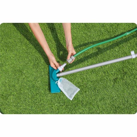 Zestaw do czyszczenia basenu kij 167cm + odkurzacz + siatka Bestway 58013 Bestway Zestaw do czyszczenia basenu kij 167cm + odkurzacz + siatka Bestway 58013 Bestway