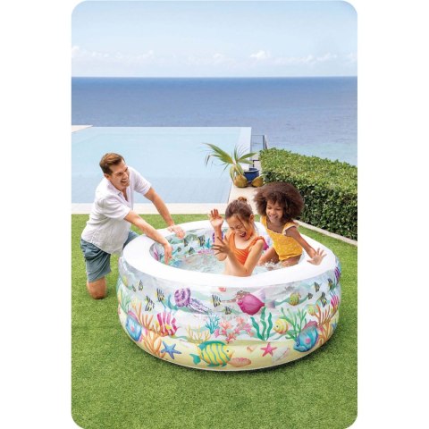 Basen dmuchany brodzik akwarium 152x56 cm INTEX 58480 Intex Basen dmuchany brodzik akwarium 152x56 cm INTEX 58480 Intex