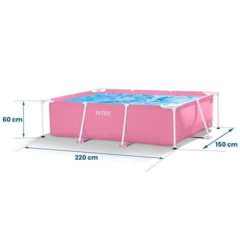 Basen ogrodowy stelażowy 220 x 150 x 60 cm 2w1 INTEX 28266 Intex Basen ogrodowy stelażowy 220 x 150 x 60 cm 2w1 INTEX 28266 Intex