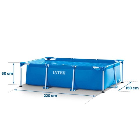 Basen ogrodowy stelażowy 220 x 150 x 60 cm INTEX 28270 Intex Basen ogrodowy stelażowy 220 x 150 x 60 cm INTEX 28270 Intex