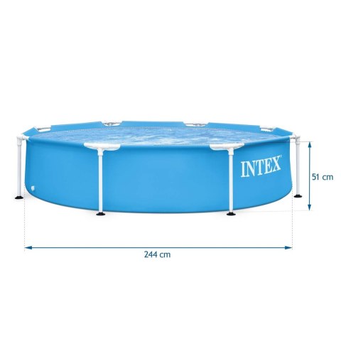Basen ogrodowy stelażowy 244 x 51 cm 5w1 INTEX 28205 Intex Basen ogrodowy stelażowy 244 x 51 cm 5w1 INTEX 28205 Intex