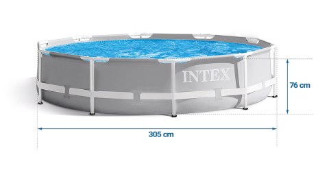Basen ogrodowy stelażowy 305 x 76 cm 15w1 INTEX 26702 + maszynka do baniek GRATIS Intex Basen ogrodowy stelażowy 305 x 76 cm 15w1 INTEX 26702 + maszynka do baniek GRATIS Intex