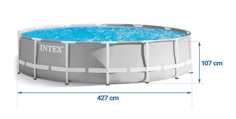 Basen ogrodowy stelażowy 427 x 107 cm 12w1 INTEX 26720GN Intex Basen ogrodowy stelażowy 427 x 107 cm 12w1 INTEX 26720GN Intex