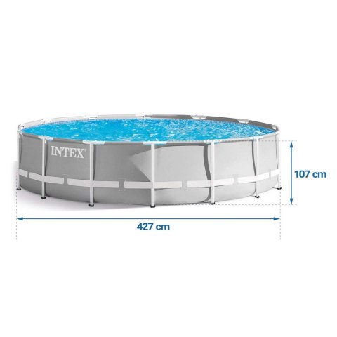 Basen ogrodowy stelażowy 427 x 107 cm 21w1 INTEX 26720 + maszynka do baniek GRATIS Intex Basen ogrodowy stelażowy 427 x 107 cm 21w1 INTEX 26720 + maszynka do baniek GRATIS Intex