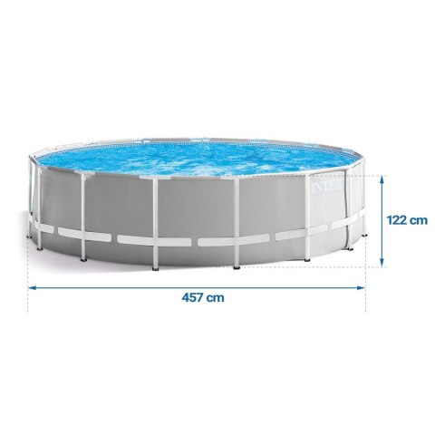 Basen ogrodowy stelażowy 457 x 122 cm 6w1 INTEX 26726GN Intex Basen ogrodowy stelażowy 457 x 122 cm 6w1 INTEX 26726GN Intex
