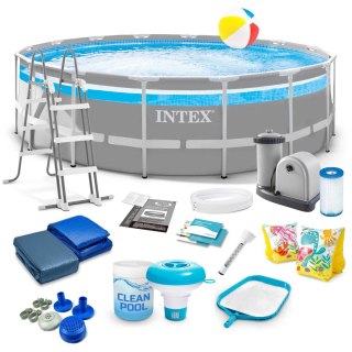Basen ogrodowy stelażowy 488 x 122 cm 18w1 INTEX 26730 Intex