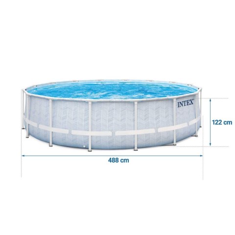 Basen ogrodowy stelażowy 488 x 122 cm 18w1 Intex 26746 Intex Basen ogrodowy stelażowy 488 x 122 cm 18w1 Intex 26746 Intex