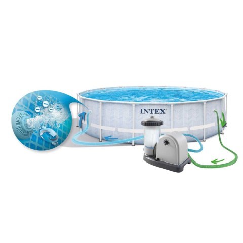 Basen ogrodowy stelażowy 488 x 122 cm 18w1 Intex 26746 Intex Basen ogrodowy stelażowy 488 x 122 cm 18w1 Intex 26746 Intex