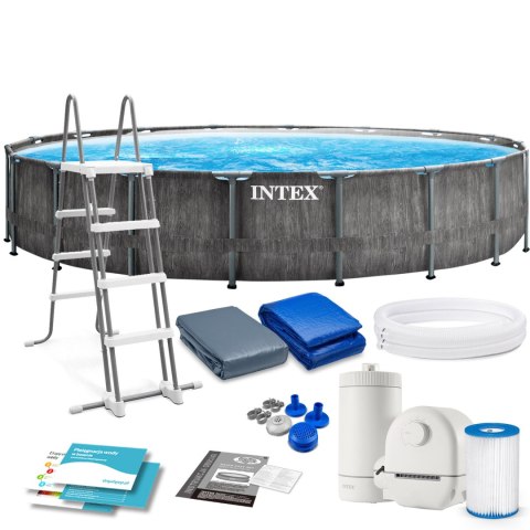 Basen ogrodowy stelażowy 549 x 122 cm 12w1 INTEX 26744 Intex Basen ogrodowy stelażowy 549 x 122 cm 12w1 INTEX 26744 Intex