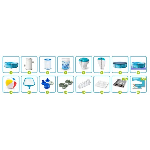 Basen stelażowy 305x76 cm 16w1 INTEX 28208 + maszynka do baniek GRATIS Intex Basen stelażowy 305x76 cm 16w1 INTEX 28208 + maszynka do baniek GRATIS Intex