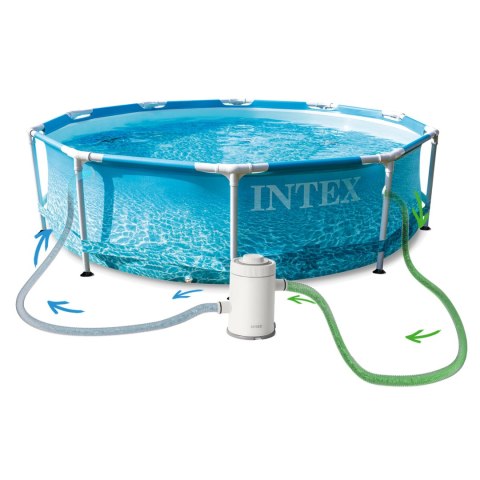 Basen stelażowy 305x76 cm 16w1 INTEX 28208 + maszynka do baniek GRATIS Intex Basen stelażowy 305x76 cm 16w1 INTEX 28208 + maszynka do baniek GRATIS Intex