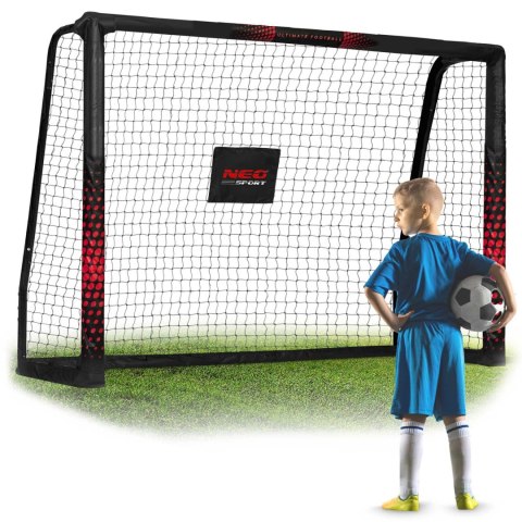 Bramka do piłki nożnej 180 x 120 x 60 cm NS-463 czarno-czerwona Neo-Sport Bramka do piłki nożnej 180 x 120 x 60 cm NS-463 czarno-czerwona Neo-Sport