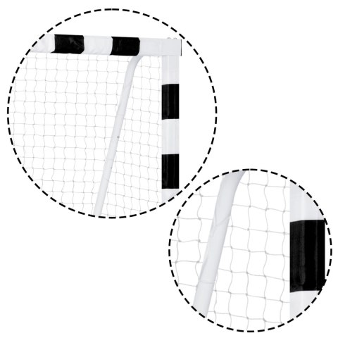 Bramka do piłki nożnej 300 x 160 x 90 cm NS-460 czarno-biała Neo-Sport Bramka do piłki nożnej 300 x 160 x 90 cm NS-460 czarno-biała Neo-Sport