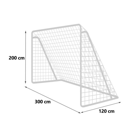 Bramka do piłki nożnej 300 x 200 x 120 cm Neo-Sport Bramka do piłki nożnej 300 x 200 x 120 cm Neo-Sport