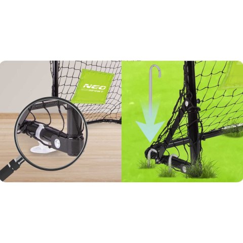 Bramka do piłki nożnej - zestaw 2 sztuki - 60 x 45 x 25 cm NS-461 Neo-Sport Bramka do piłki nożnej - zestaw 2 sztuki - 60 x 45 x 25 cm NS-461 Neo-Sport