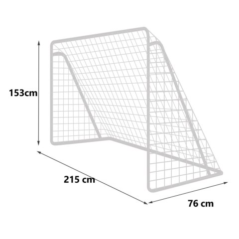 Bramka piłkarska 215 x 153 cm NS-457 Neo-Sport Bramka piłkarska 215 x 153 cm NS-457 Neo-Sport